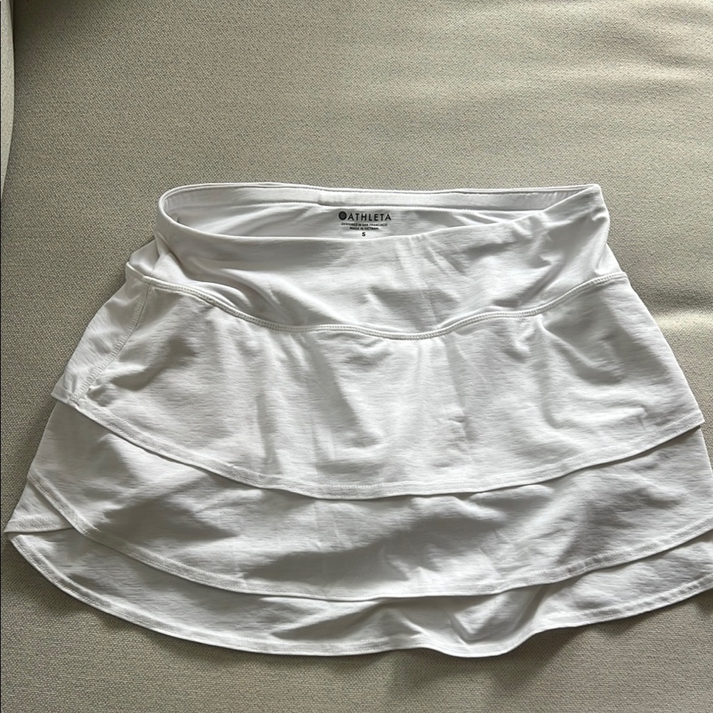 Athleta Women's White tennis Skirt